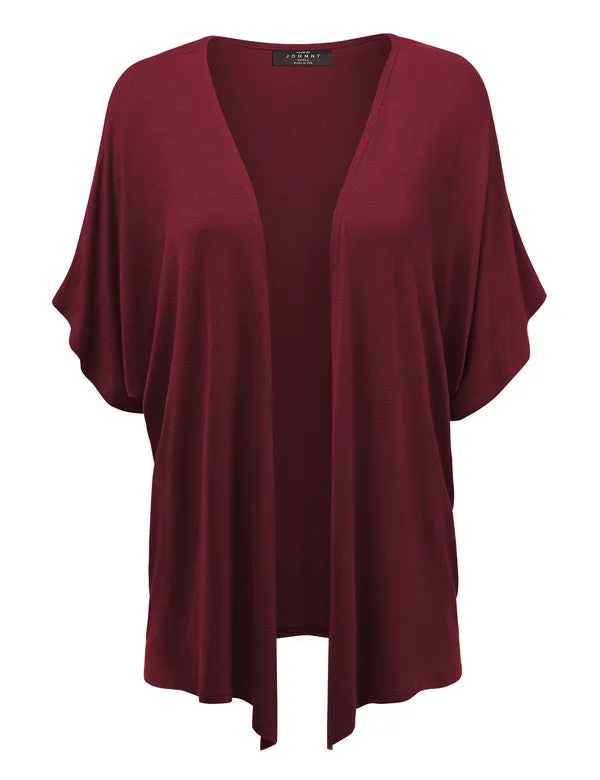 Short Sleeve Kimono Style Cardigan