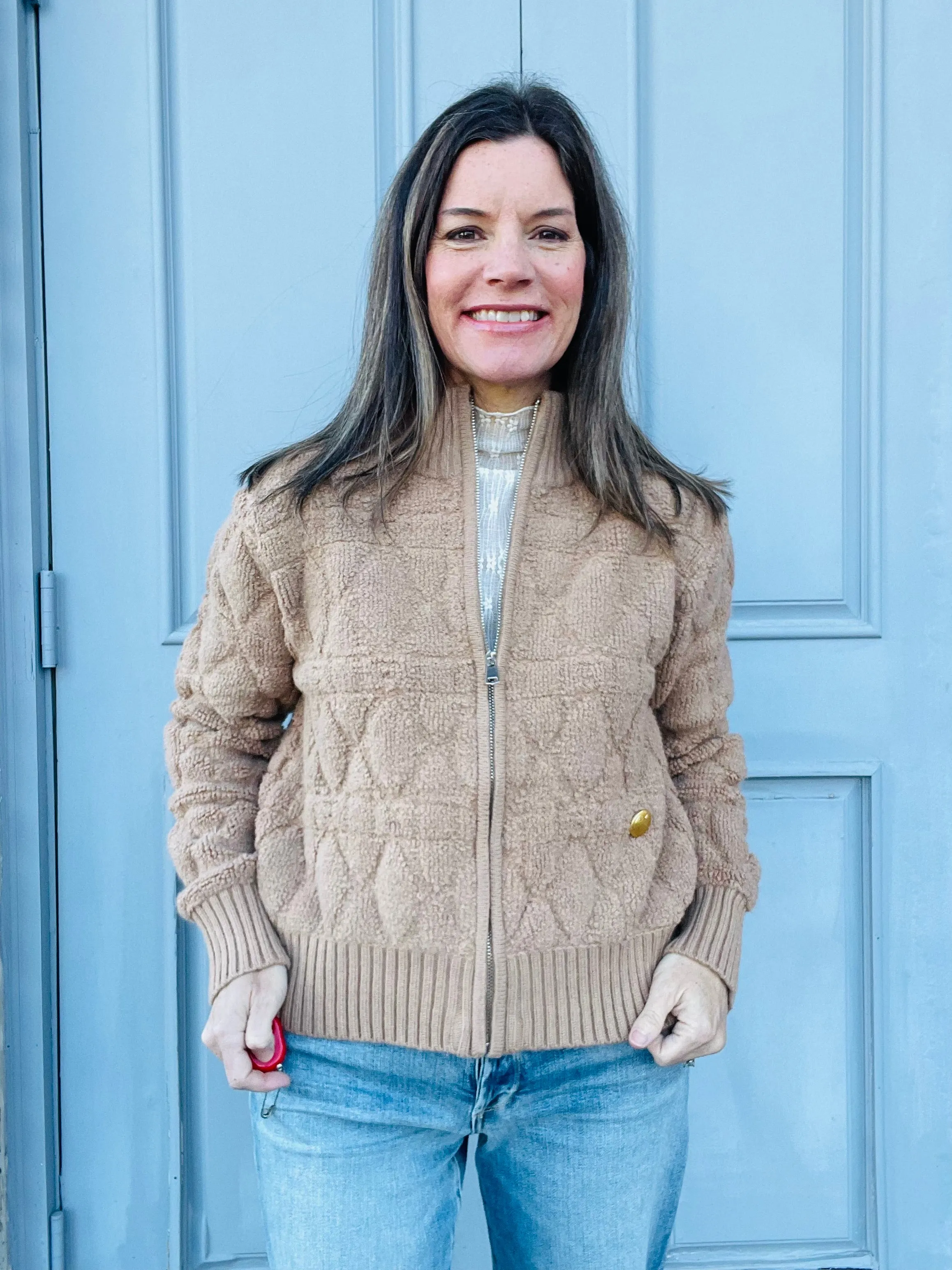 Tan Cardigan