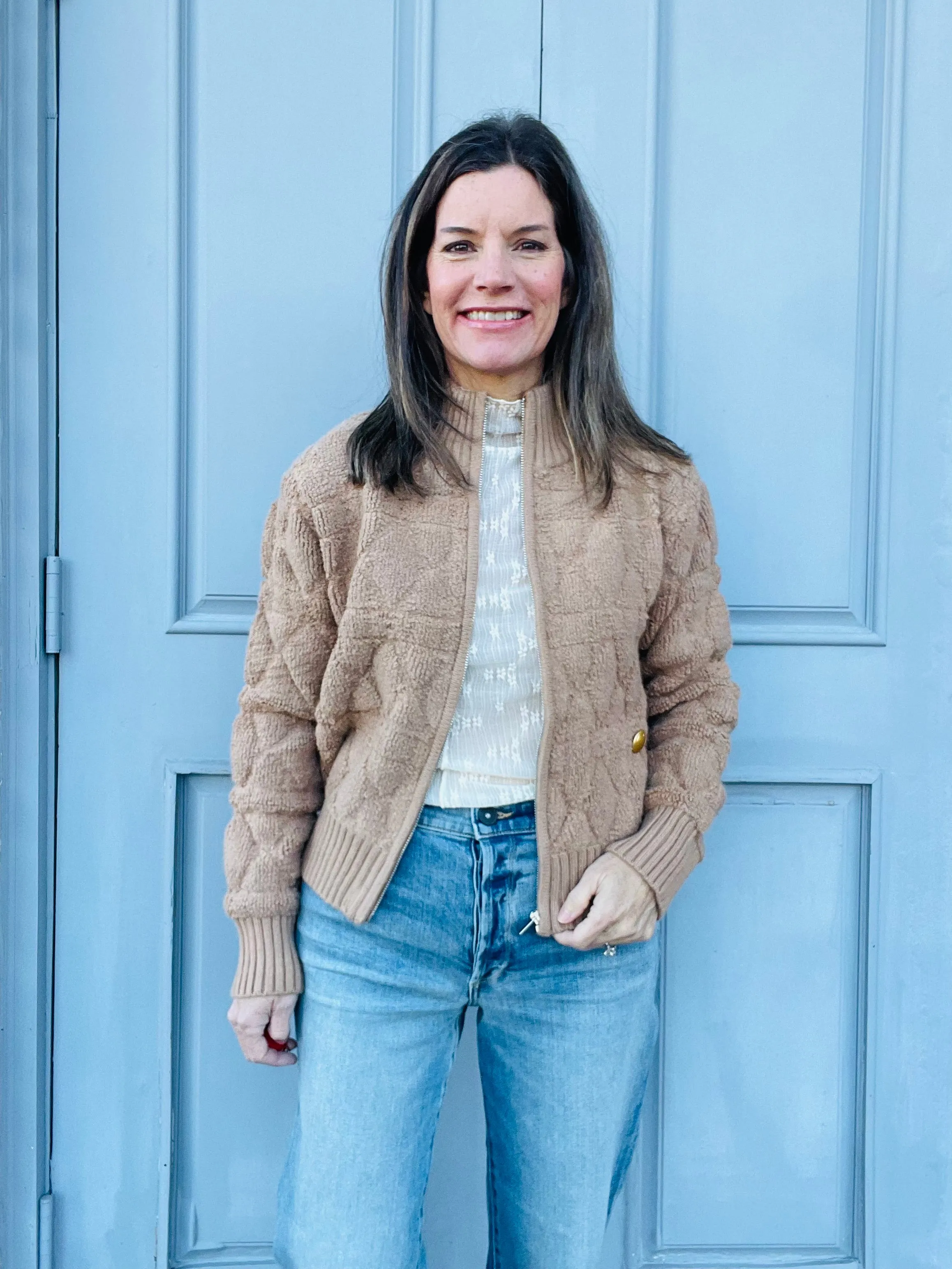 Tan Cardigan