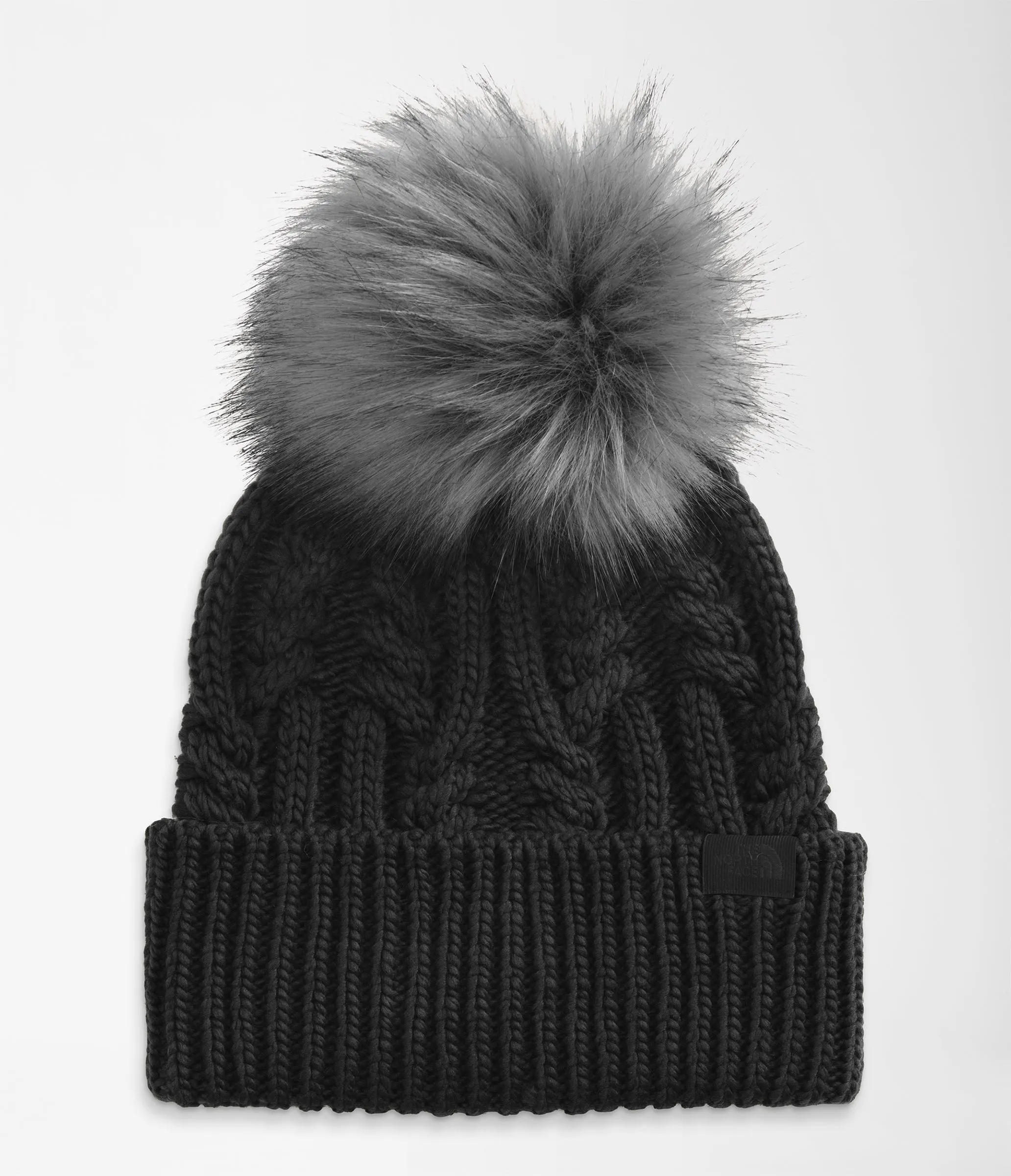 The North Face Women's Oh Mega Fur Pom Beanie / TNF Black