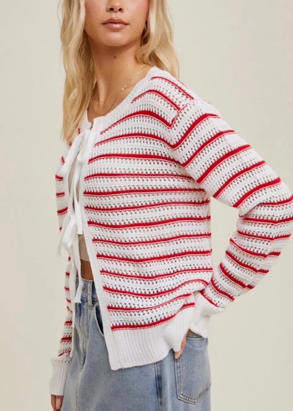Ty Front Cardigan