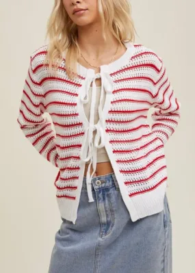 Ty Front Cardigan