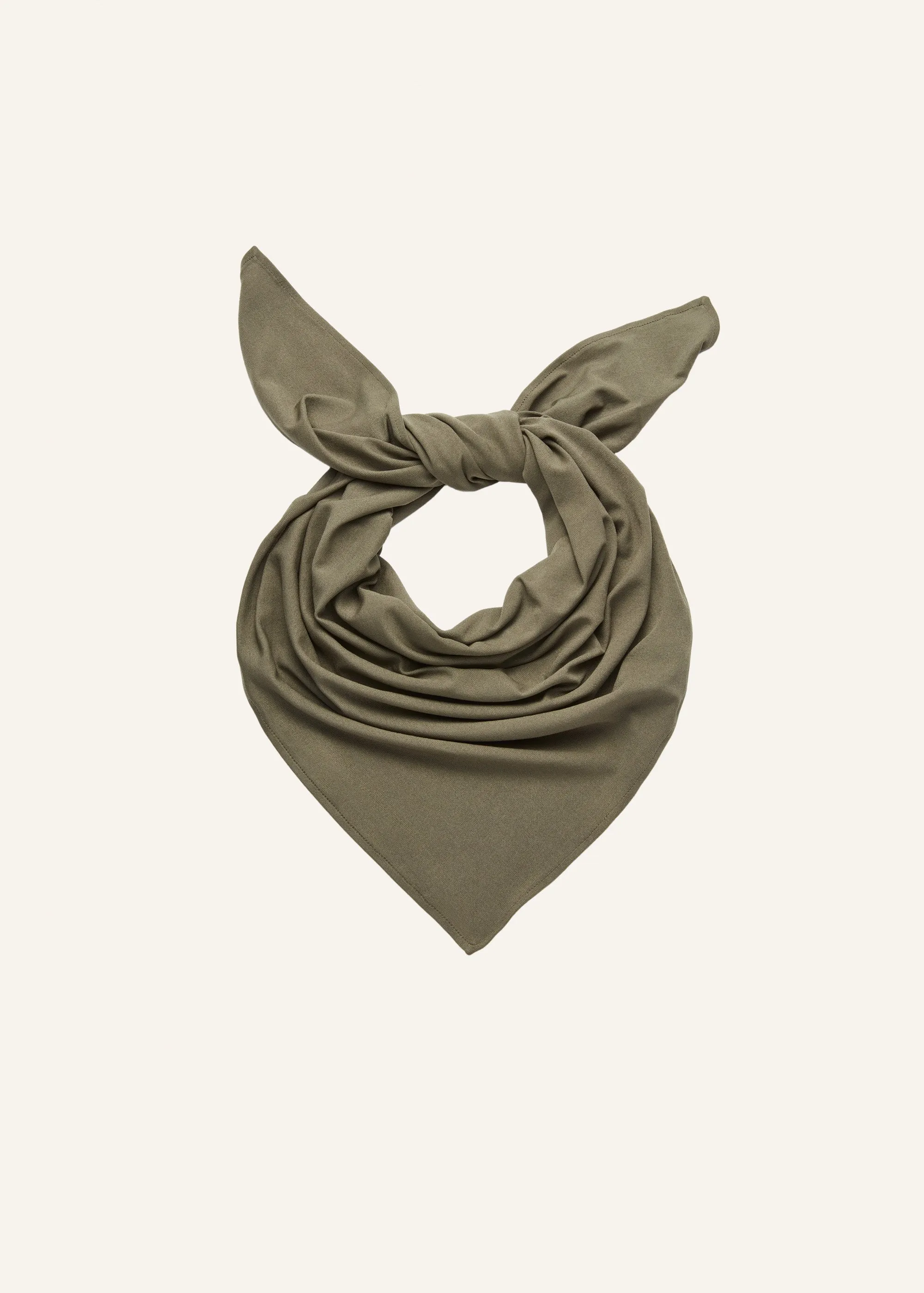 Versatile scarf in khaki